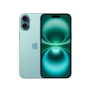 Apple iPhone 16 Plus 256 GB: 5G Mobile Phone with Camera Control, A18 Chip and a Big Boost in Battery Life. Works with AirPods; Teal